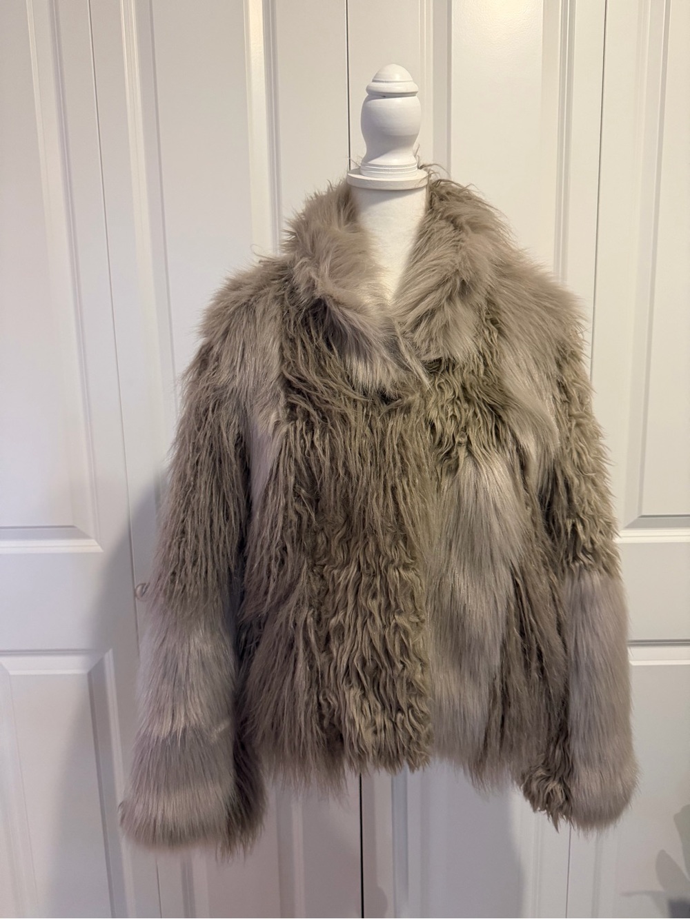 Boutique Brand Exquisite Faux Fur Coat